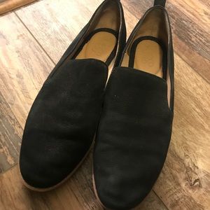 Franco Sarto black leather loafer